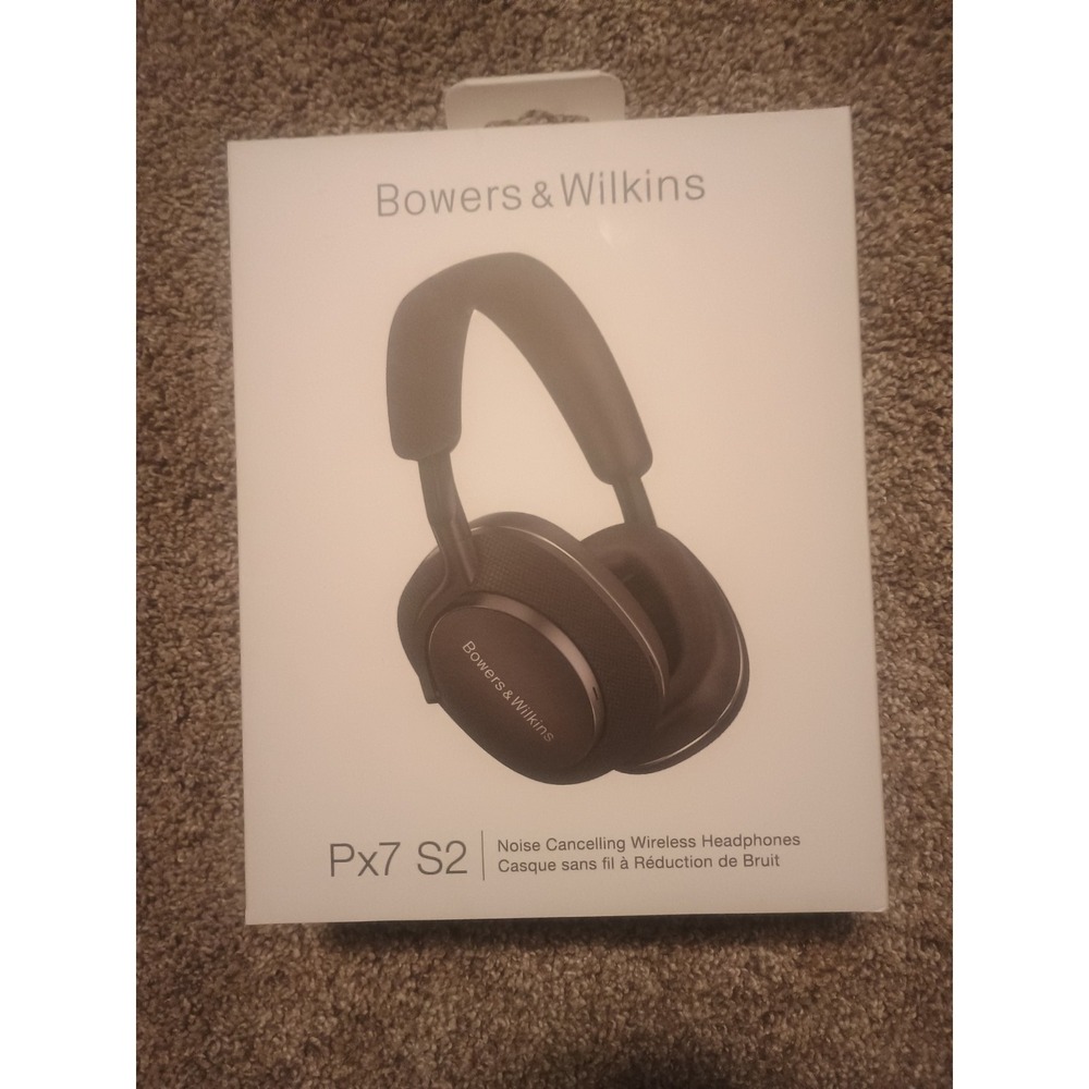 Bowers & Wilkins PX7 S2 Noise-Cancelling Wireless Headphones Black Recertified